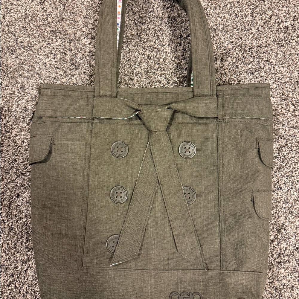 OGIO Khaki Buttoned Laptop Bag